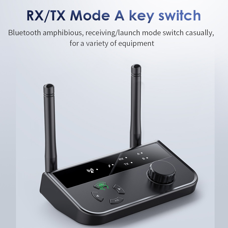 2 In 1 Bluetooth 5.3 Audio Receiver Transmitter 3.5mm Aux Jack RCA Stereo Music Wireless Adapter Dongle for TV Car PC Headphones