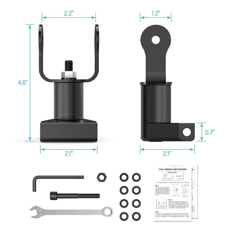 Swivel Arm for peloton Screen, 360° Movement Monitor Adjuster, Pivot for peloton