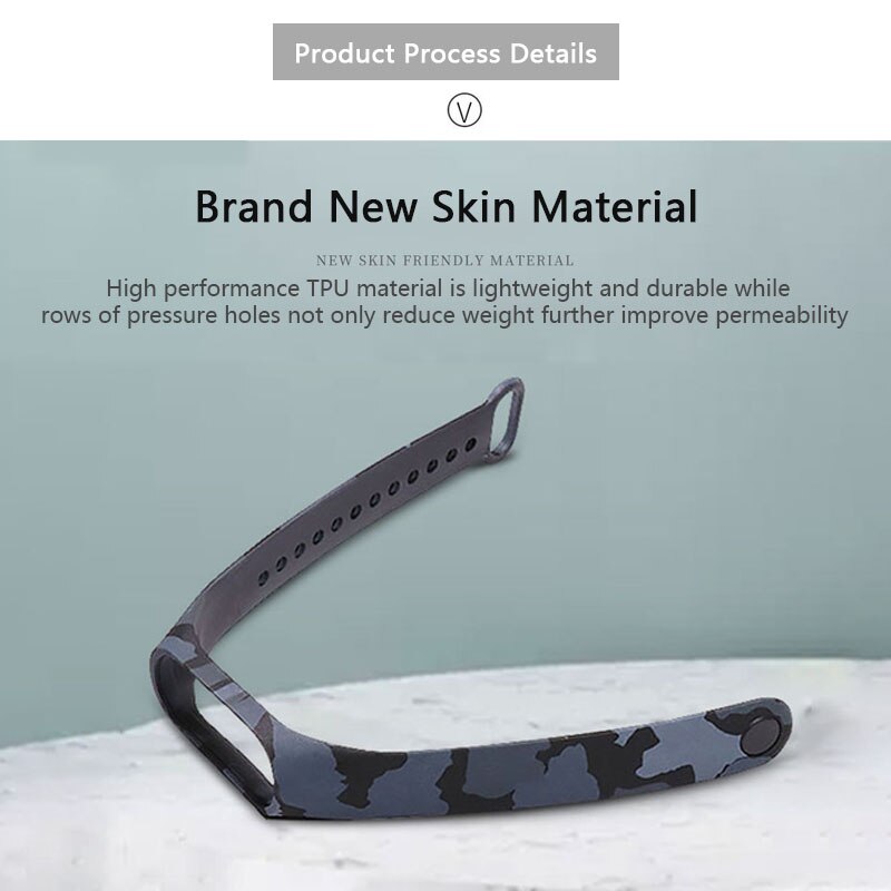 Für Xiaomi MI Band 5 Smart-Armband-Armband Strap Multicolor Ersatz TPU Strap TPE Für Xiaomi Miband 5