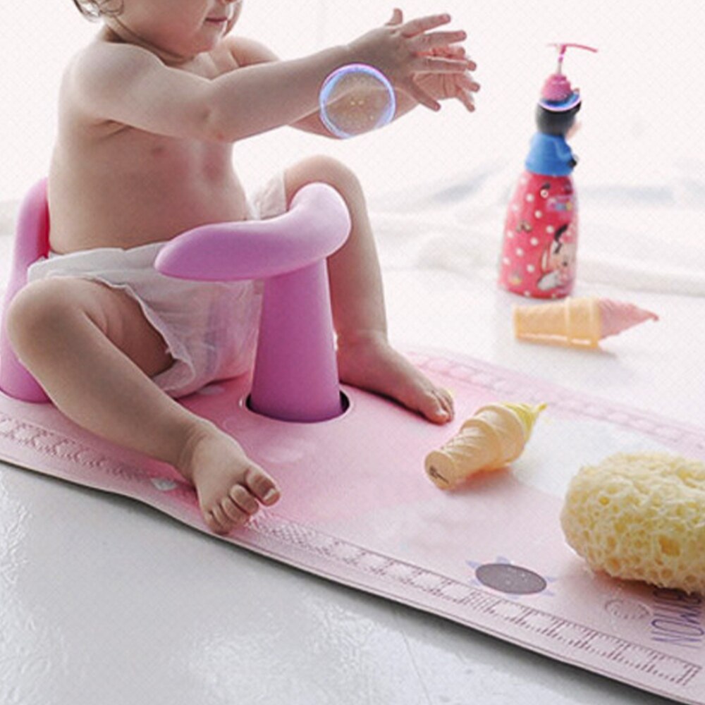 Badkar sits baby badkar pad matta stol säkerhet säkerhet halkskydd barnomsorg barn badplats tvätt leksaker fyra färg 37.5cm