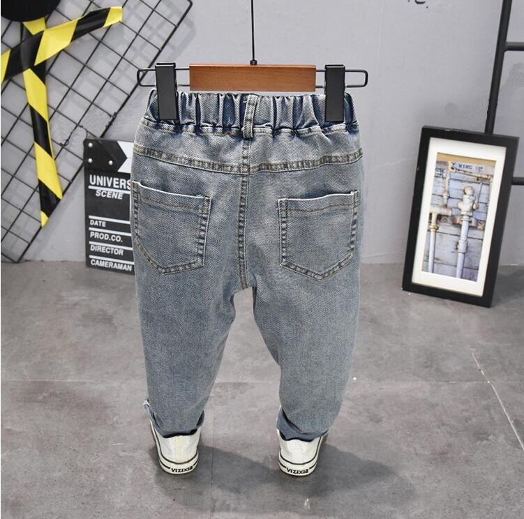 Pantalones vaqueros gruesos de primavera para niños, Jeans de tela vaquera informales para bebés de 2 a 6 años