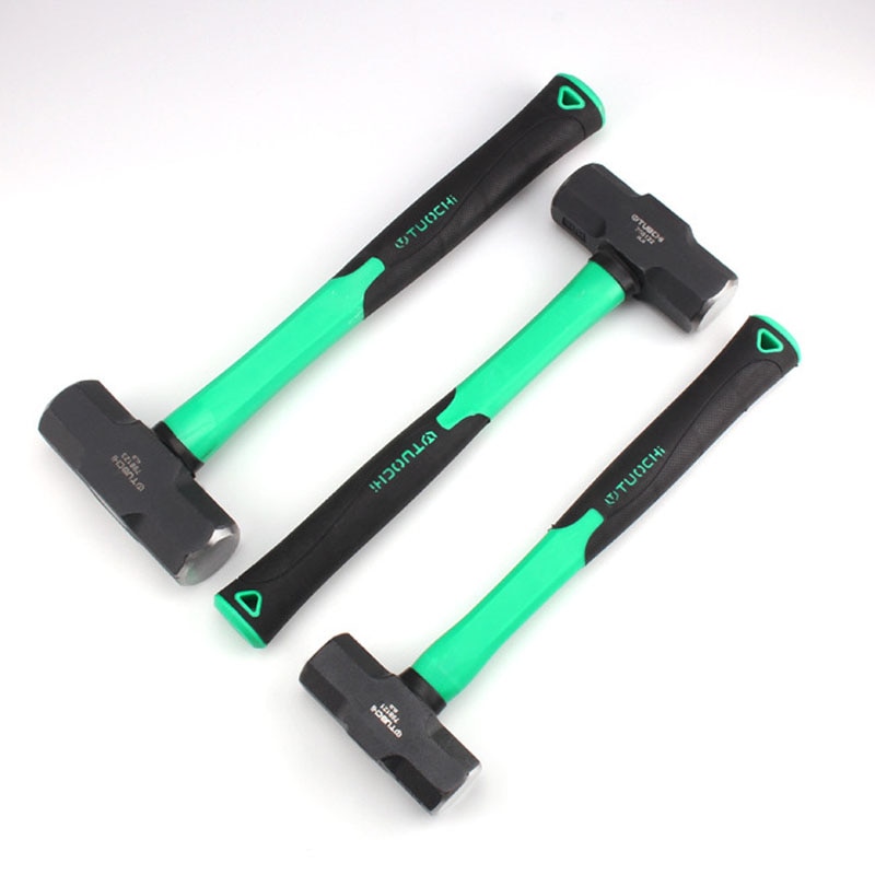 2LB/3LB Heavy Duty Sledge Hammer High Carbon Steel Hammer Building Construction Engineer Hammer Rescue Tools