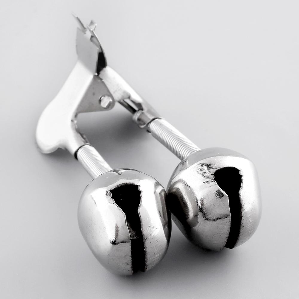 10Stck Zwilling Glocken Clip Doppel Glocken Beißen Alarm Alarm für Angelrute Warner Genaue Signal Übertragung Angeln zubehör