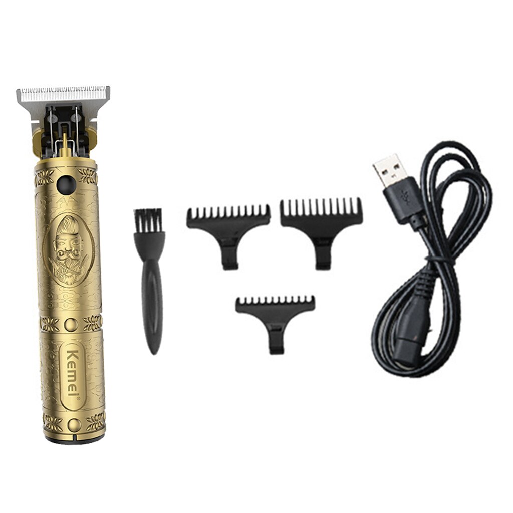Kemei Professionele Tondeuse Pro Li Outliner Elektrische Tondeuse Usb Baard Trimmer Haar Snijmachine Voor Mannen Km 700B