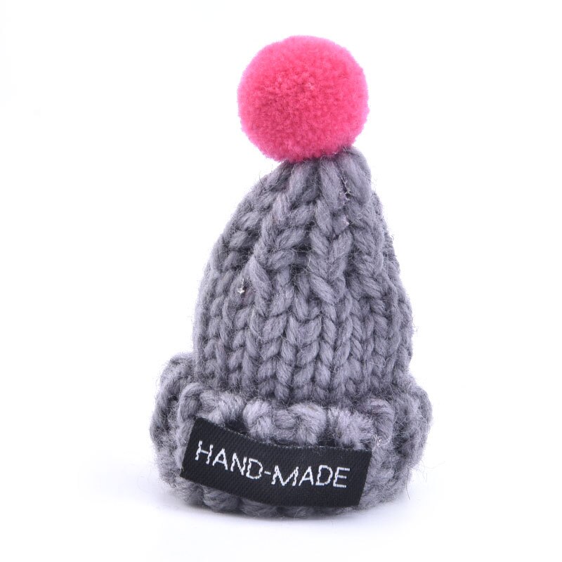 Estilo de coche sombrero hecho a mano de forma ambientador con Clip de Aire acondicionado Ventilación Perfume fragancia Original aroma accesorios para automóviles: Gris claro