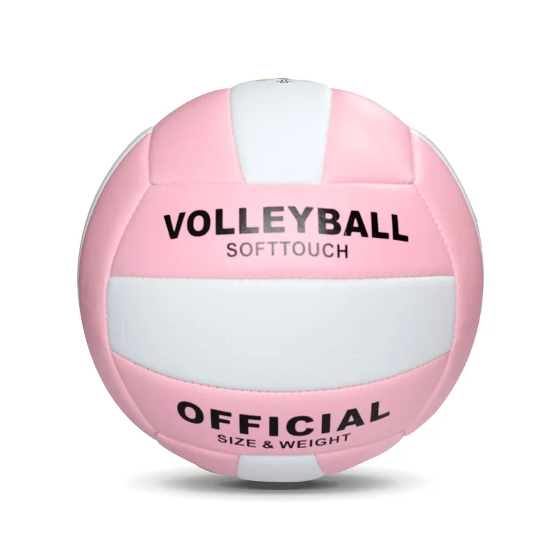 Volleybal maat 5, professioneel wedstrijdtrainingsvolleybal voor strand buiten binnen nr. 5-bal voor studenten volwassen tieners: Black