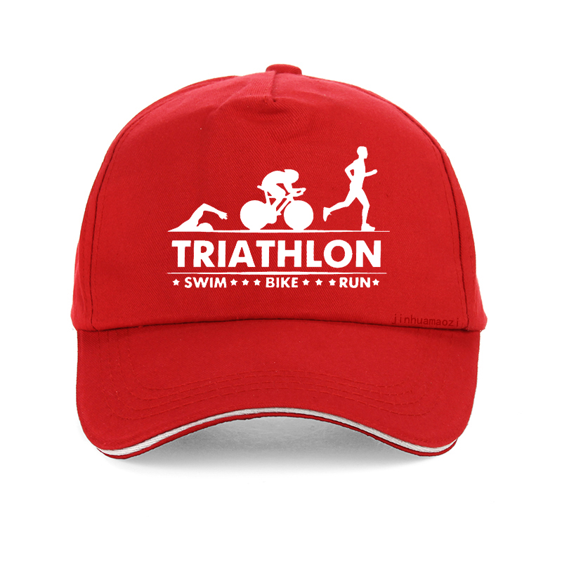 Männer Triathlon schwimmen Fahrrad laufen Sportler Sport Golf Hütte Männer verstellbar Sommer draussen Sport Sonnenhut Baseball Deckel Gorro: verrotten
