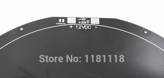 RepRap 3D Printer PCB Heatbed Round-black-D300 Heated Bed Plate For Delta