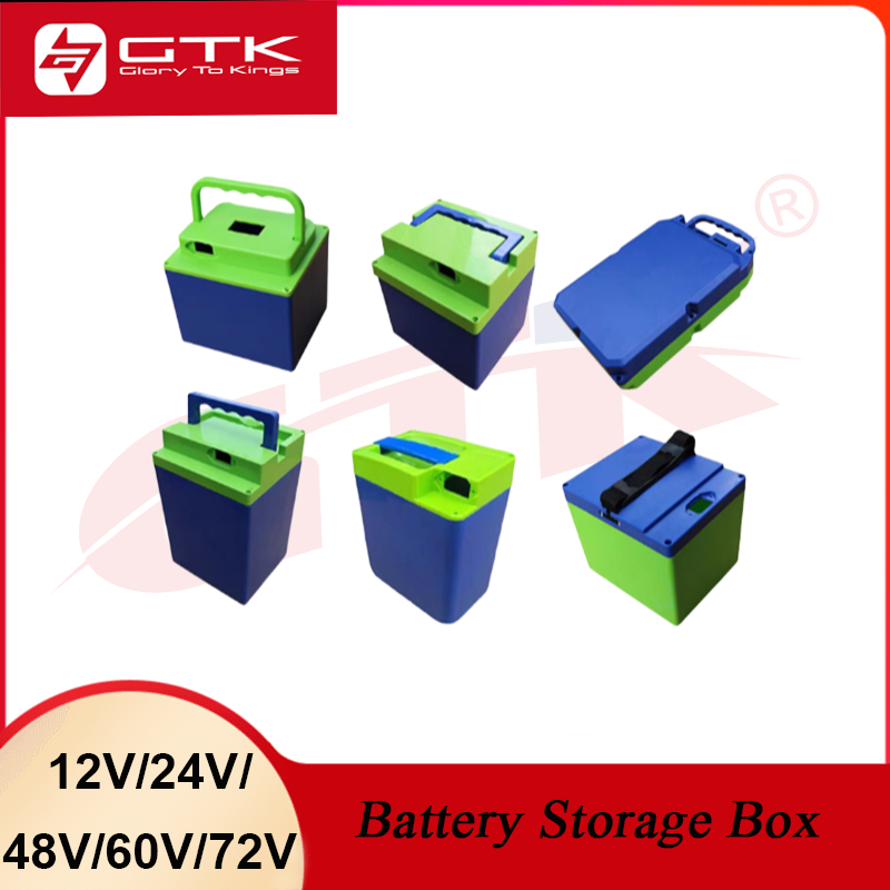 Gtk 12v/24v/48v/60v/72v batterijhouder, waterdicht plastic, geschikt voor lithium-ion/lifepo 4 batterijen, opbergdoos voor 18650/21700/32700 batterijen