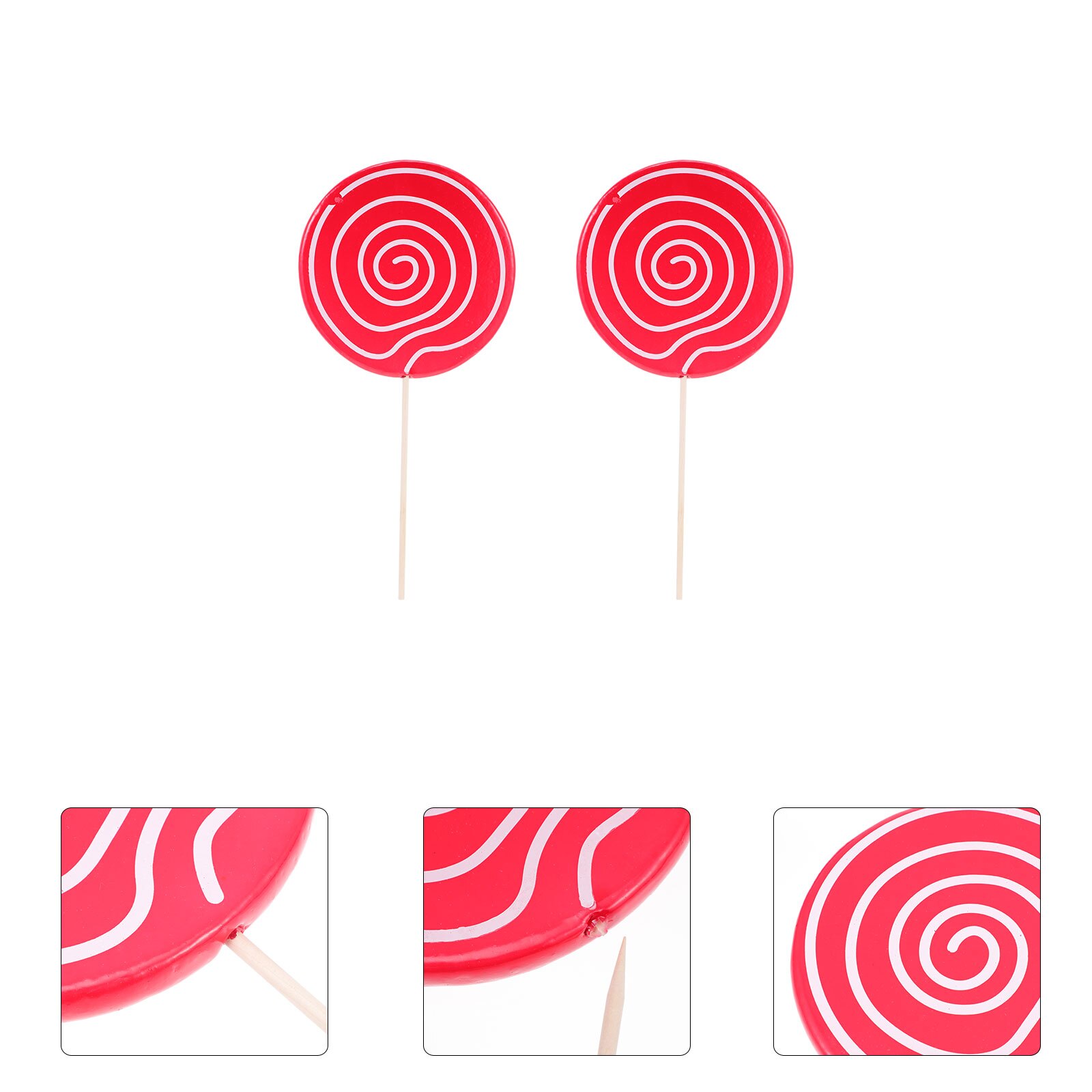 2pcs Realistic Simulation Lollipop Props Photo Pro... – Grandado