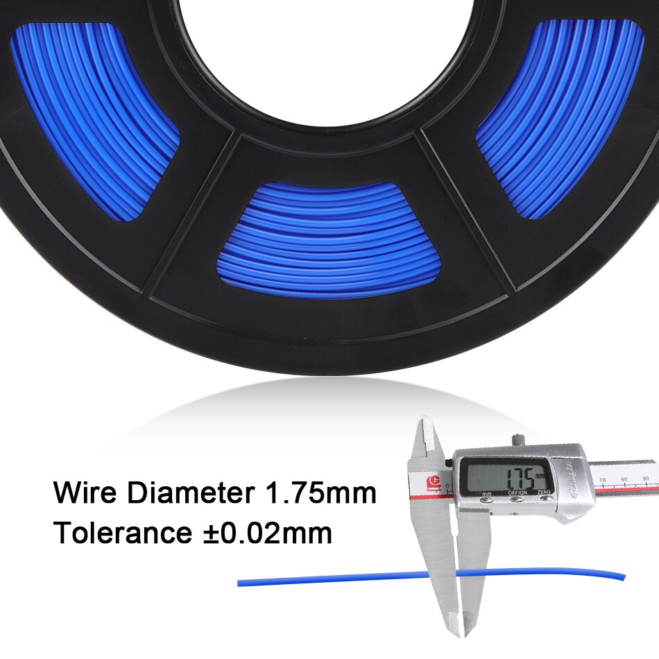 Enotepad PLA Blue For 3D Printer Filament 1kg/2.2lbs Tolerance +-0.02MM1.75mm for 3DPrinter Plastic eco-friendly Fast