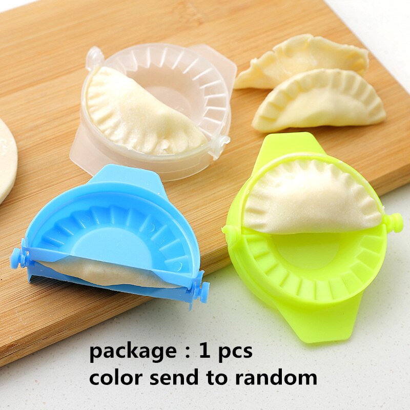 1 st gör-det-själv dumplings verktyg degpress dumplings verktyg jiaozi maker enhet dumpling maskin tillverkare utrustning kökstillbehör: Himmelsblå