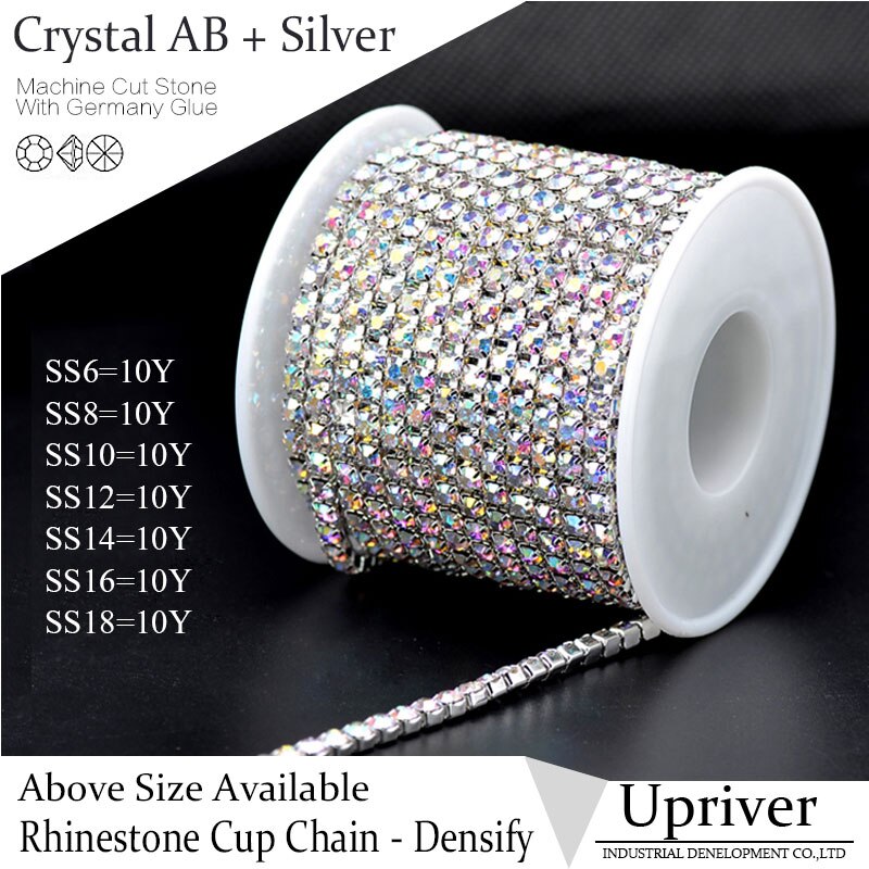 Stroomopwaarts Crystal AB Silver Base Verdichten C... – Grandado