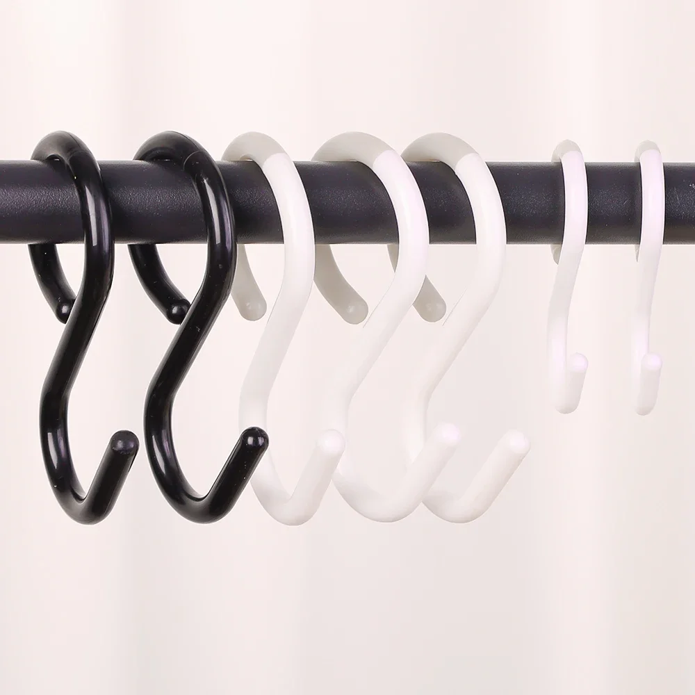 9/3 stücke S-Förmigen Haken Weiche Schnalle Tragbare Multi-zweck leicht Twist Hängen Haken Küche Schlecht Tasche kleidung Hängen Gestell