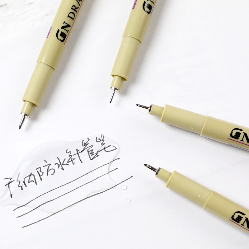 Diy graffiti skisse markør kunstnerisk maleri liner pensel penn manga anime kunstmarkører til tegning av papirvarer skoleartikler