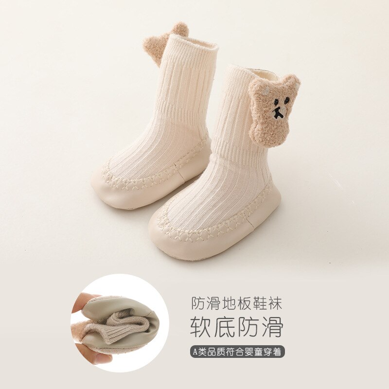 Otoño calcetines de bebé de invierno para niñas NIÑOS Calcetines hasta la rodilla calcetín largo mantener los bebés Niño en primer lugar los caminantes zapatos Casuales: white / 12-24M