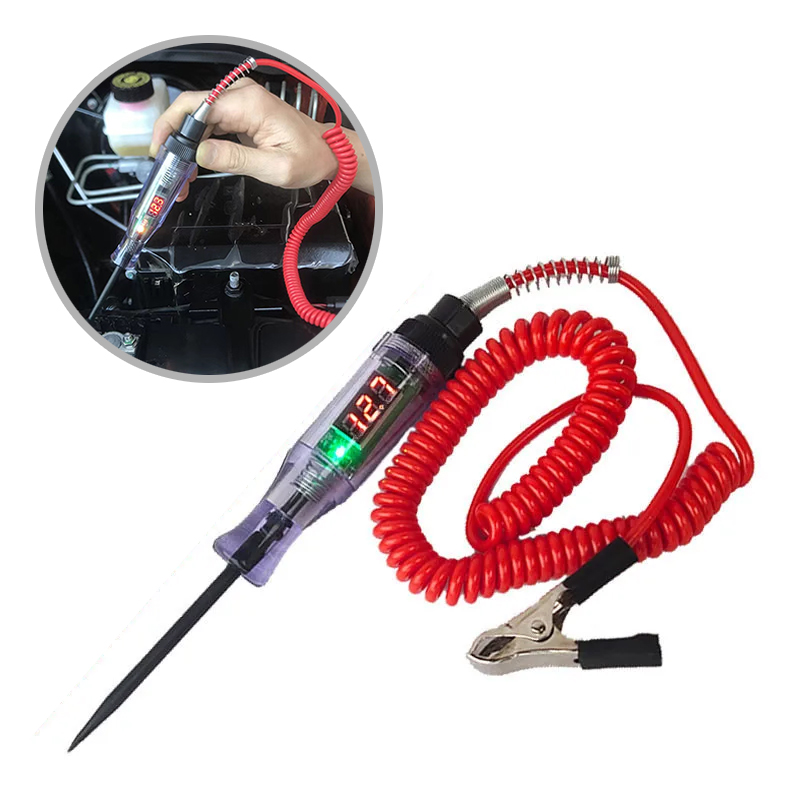 Auto Vrachtwagen Voltage Circuit Tester 6V 12V 24V Auto Diagnostische Sonde Test Pen Gloeilamp Elektrische Meten pen Reparatie Tools