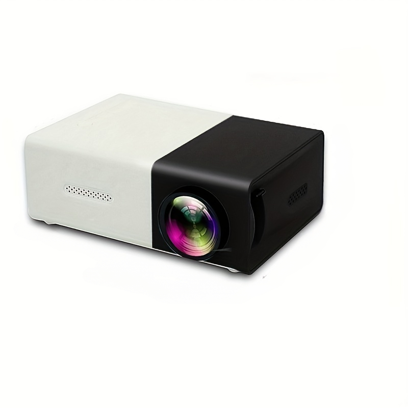 1Pc Bright 3000+ Lumen HD Mini Projector – Portable, 3D-Ready, Multi-Device Compatible, with Remote: Default Title