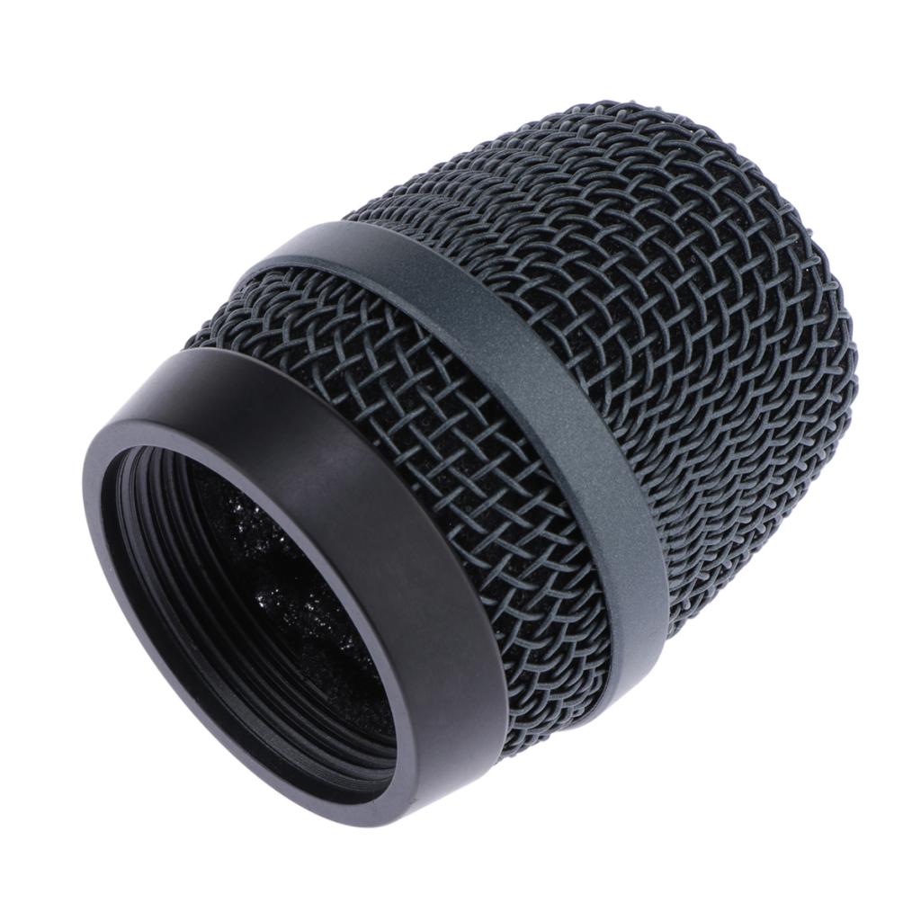 Grille Ball Head Black Steel Mic Mesh Cover for Most Brand Mic Accessory