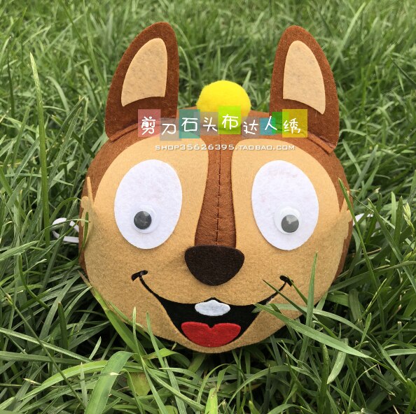 Adornos para la cabeza para niños, tela kit de fieltro, tela no tejida, manualidades DIY, juego de costura, Material para manualidades, suministros de costura DIY