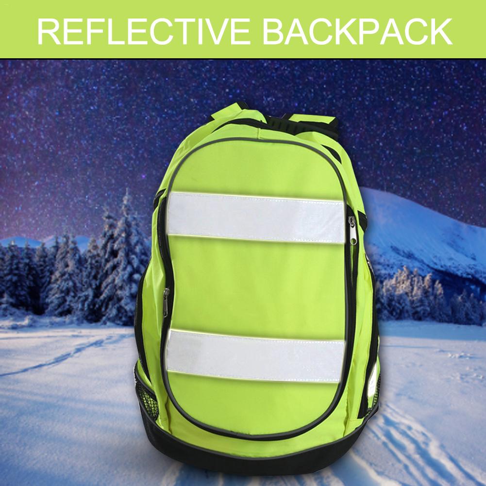 Night Reflective Luminous Riding Highly Resistant Safety Backpack Great For Sports Cycling