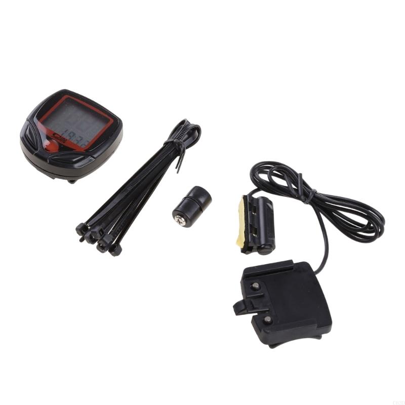 C63D Tachimetro per bicicletta da strada Impermeabile senza fili per bicicletta computer da bicicletta Contachilometri da LCD