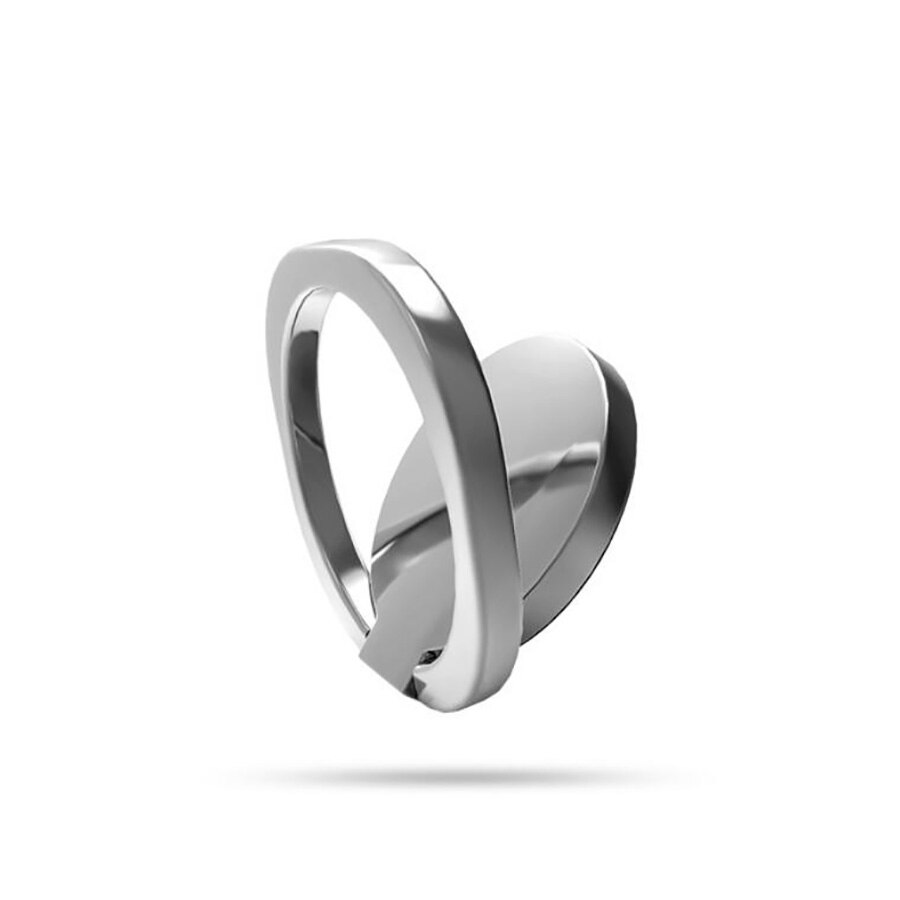 Luxus metall praktisch Buchse Halfter Universal- 360 Grad Drehung Finger Ring Halfter Magnetische Für iPhone 8 X XS XSMAX XIAOMI: Silber
