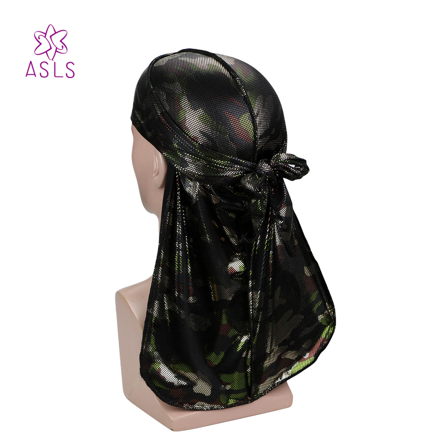 python pattern baotou hat pirate hat Durag Waves Extra Long Tail for Men Biker Headwear Headband Bandana Hair Accessories