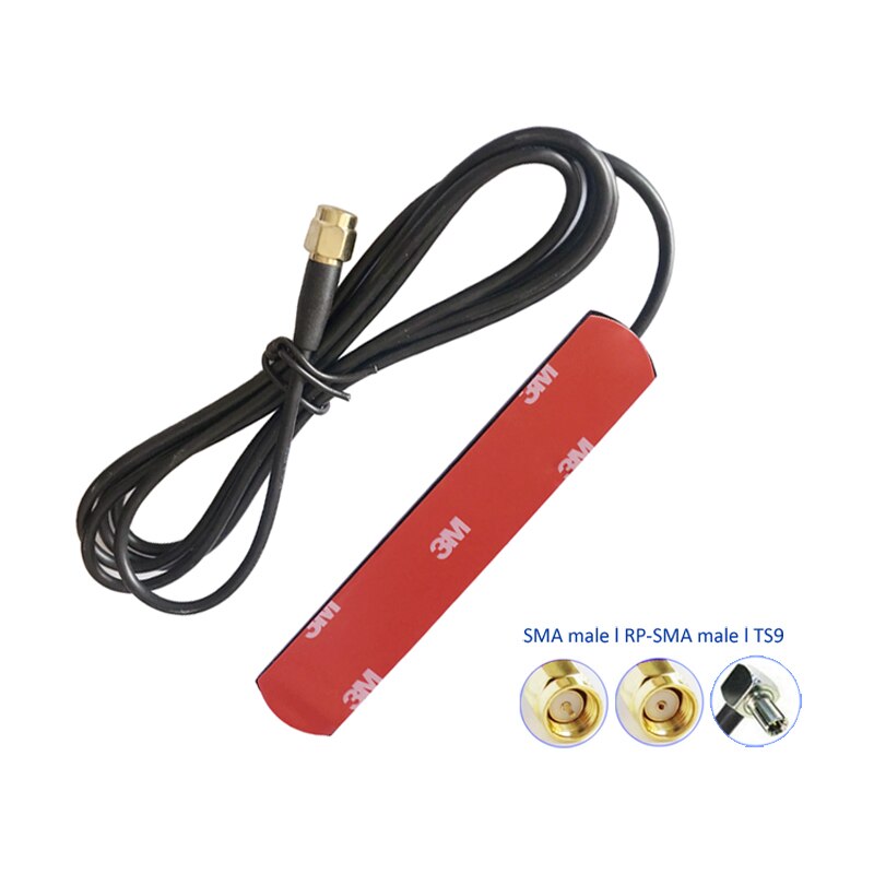 Indoor External Lte 4G Aerial 5dBi Adhesive Gprs Gsm patch antenna with SMA connector