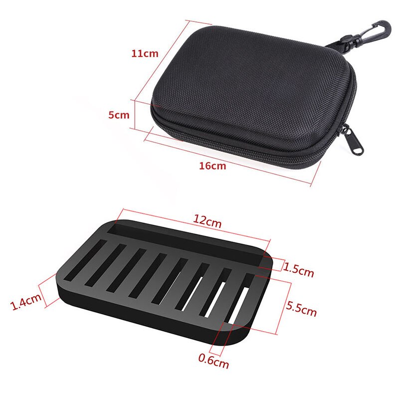Outkit kalastus uistin laukku 16cm*11cm*5cm lusikkaa perho viehe jigi pää kontti kalastuskassi suuri kapasiteetti vieheen säilytyslaukku varusteet
