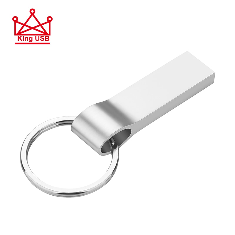 usb flash drive 16gb 32gb 64gb pendrive usb stick with keychain Flash Drive Stainless Steel USB 2.0 pen drive 256gb 128gb