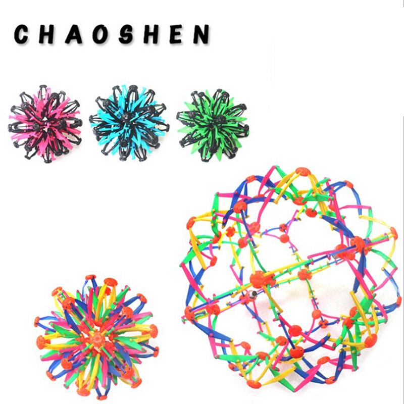 1Pc Meerdere Kleur Bol Kleuterschool Ring Stretch Uitbreiding Ball Speelgoed Baby Gooien Bal Stretching Krimpen Bal