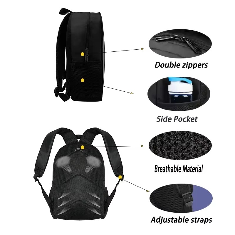 Mochila escolar para niños Marvels Super Heroes Hulks con bolsas para el almuerzo, bolsas para lápices, mochilas escolares para niños y niñas, el mejor