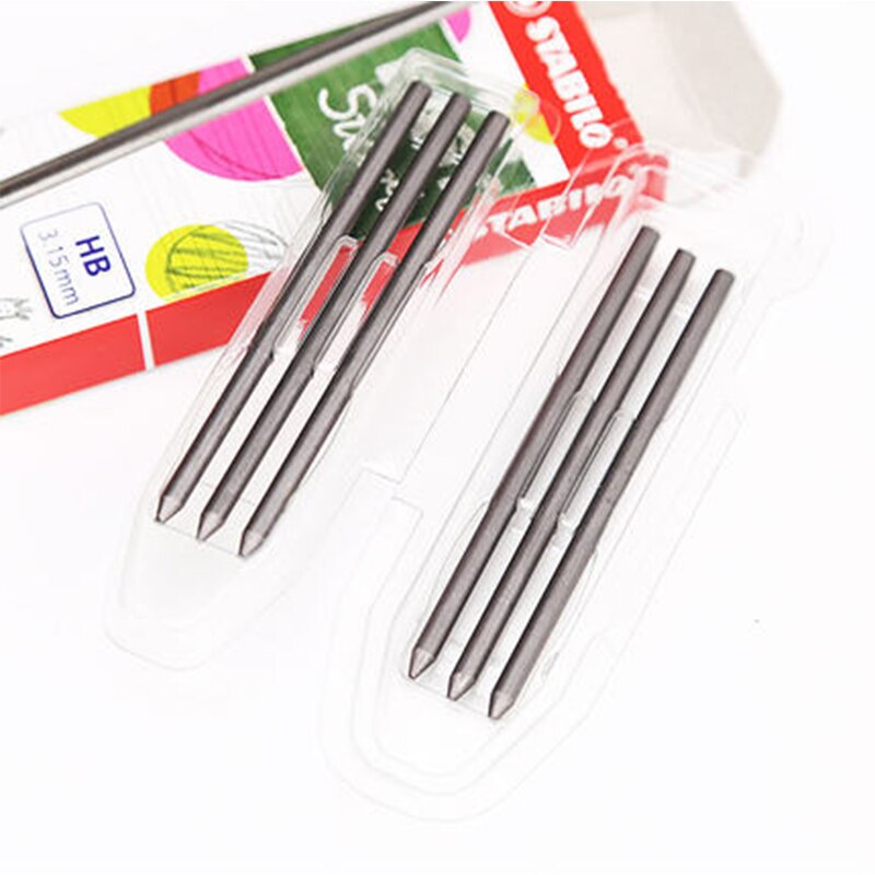 Stabilo 3.15mm Mechanical Pencil Lead Refills HB 6pcs/box