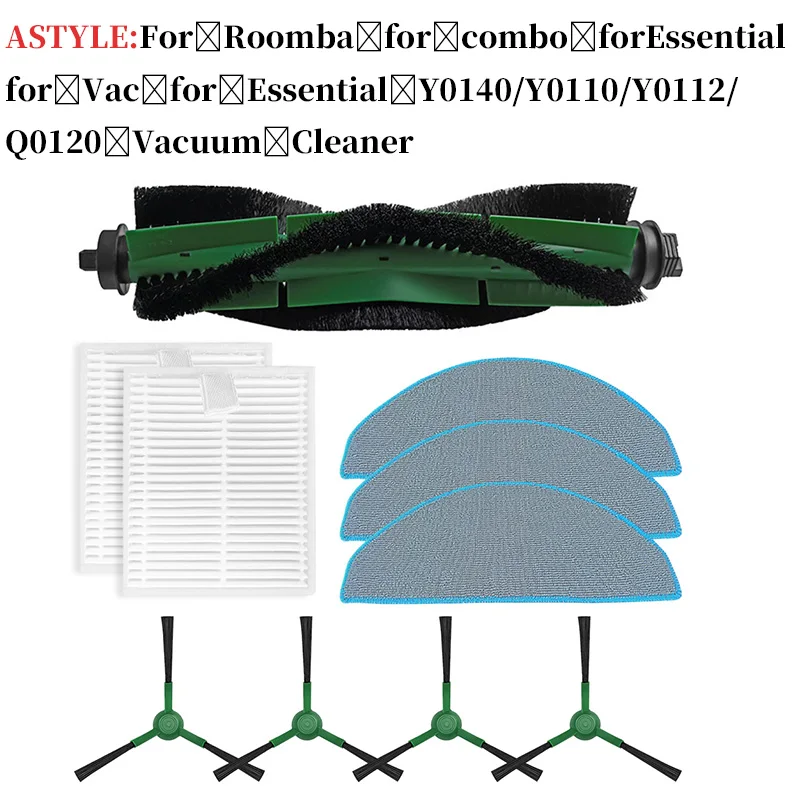 Borstelfilter vervangende reserveonderdelenset voor Roomba 600-serie stofzuigers veegmachine accessoires huishoudelijke schoonmaakmiddelen: Donkergrijs