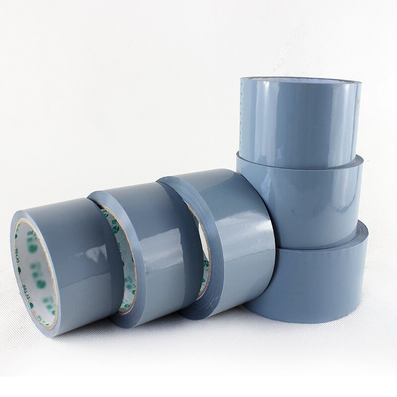 Sealing Tape Silver Gray BOPP Tapes 6cm/4.8cm/1.2cm Plastic Packaging Tape High Viscosity Tape Logistics Supplies