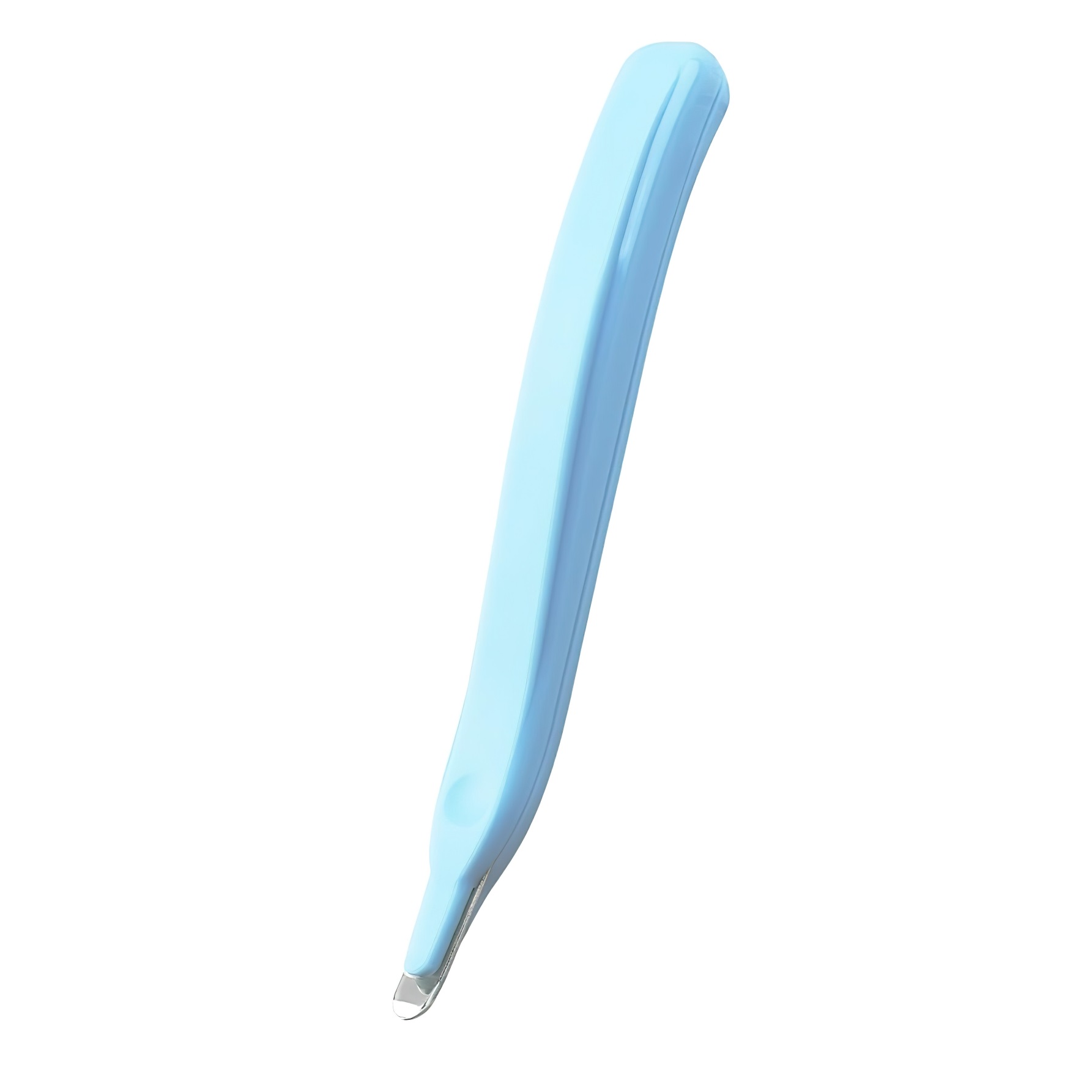 1pcs Flat Staple Remover Push Style Portable Magnetic Staples Removal Tool for Office School Stationery A6687: WHITE