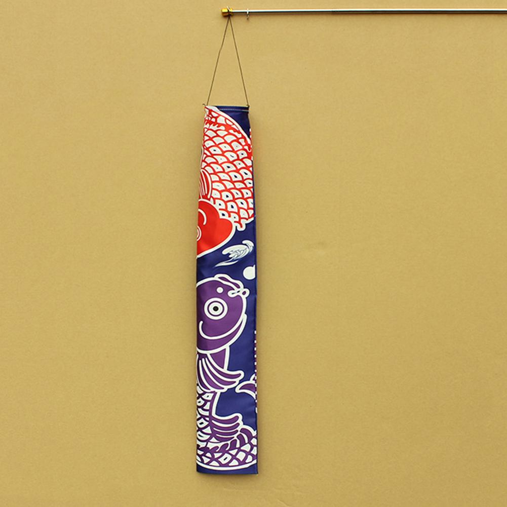 Japanische nobori-koinobori-karpfenfahne, windsack, fischflagge, drachen, restaurantdekoration