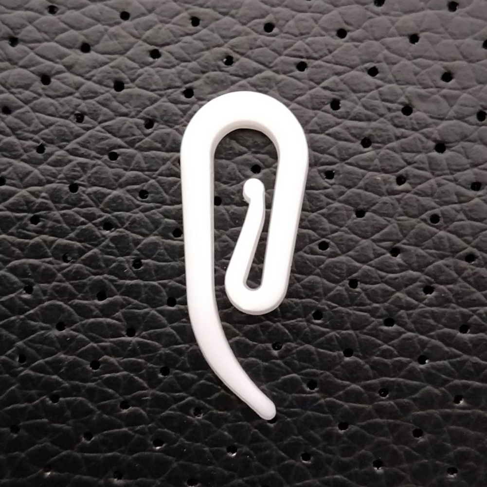 1 Bag Curtain Gliders Hooks White plastic Curtain hooks for Curtains Rings Header Nylon Tape Suit for Fixed Pleated Curtains