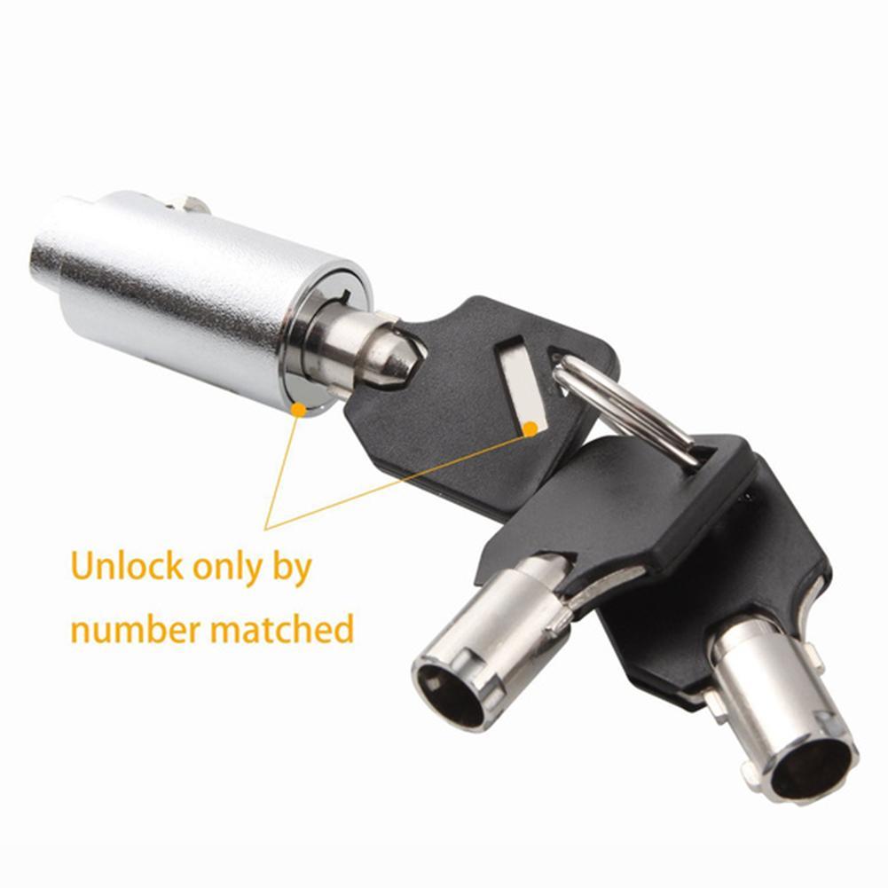Tubular Key Cylindrical Lock Vending Machine Replacement Lock Cylinder 19mm Push Lock Cylinder For Home Tools