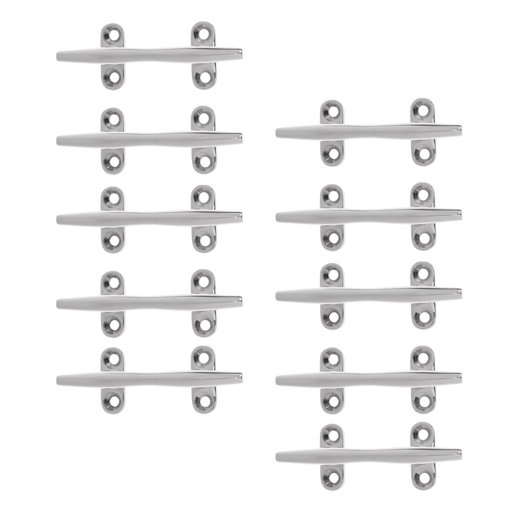 Couchette Marine en acier inoxydable | Corde de quai de bateau, couchette d'amarrage de pont de 10x10cm