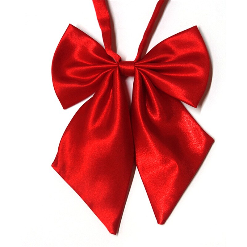 Damska muszka czerwony motyl kobiety krawat czarny węzeł szyi nosić wstążki krawaty dla kobiet dziewczyna student hotel urzędnik kelnerka: czerwony