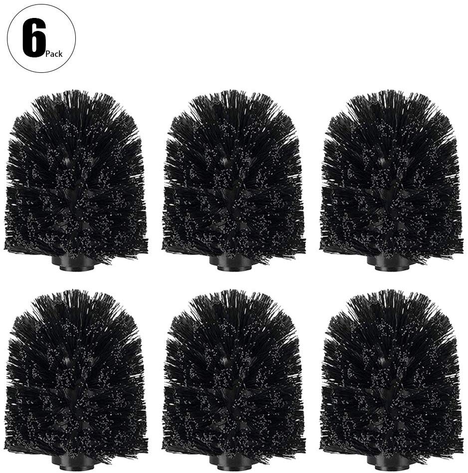 Universal Toilet Bowl Brush Head, Replacement Toilet Bowl Cleaner Brush Spiral, Sturdy Stiff Brush Deep Cleaning, WC Clean Tool
