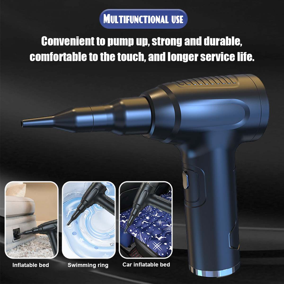 Draadloze Air Duster Usb Dust Blower Handheld Dust Collector Oplaadbare Grote Capaciteit Draagbare Voor Pc Laptop Auto Schoon Toetsenbord