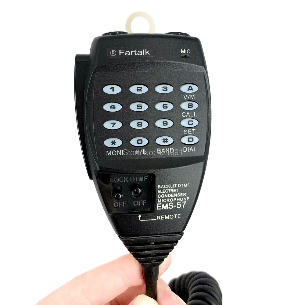 EMS-57 8pin Dtmf Hand Microfoon Mic Voor Alinco Dr-03 Dr-06 Dr-135 DX-SR8T DX-SR8E DX-70T dx-77T Auto Radio