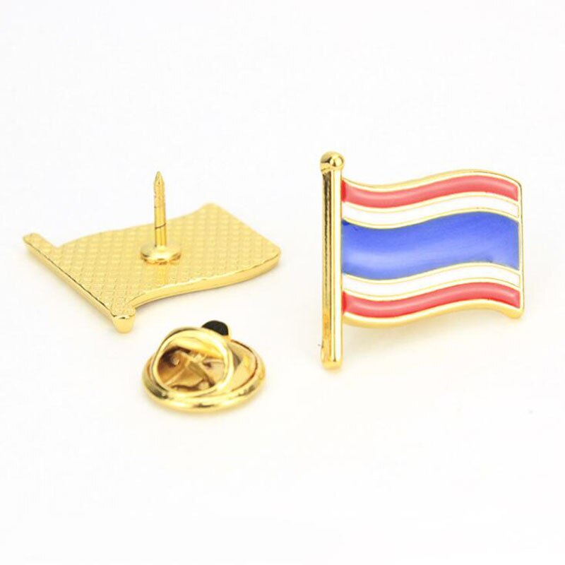 1Pc Kleurrijke Creatieve Vlag Usa Australië Canada Korea Metalen Broche Badge Pin Cap Denim Jas Kleding Decoratie Sieraden: J