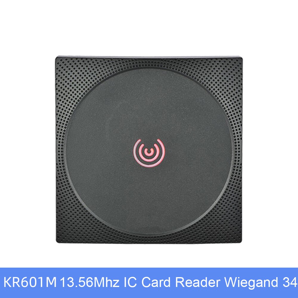 IP65 Waterproof RFID Card Reader 13.56MHZ 125Khz Proximity Card Access Control Reader Wiegand 26 34 NFC Reader KR601E: KR601M 13.56Mhz