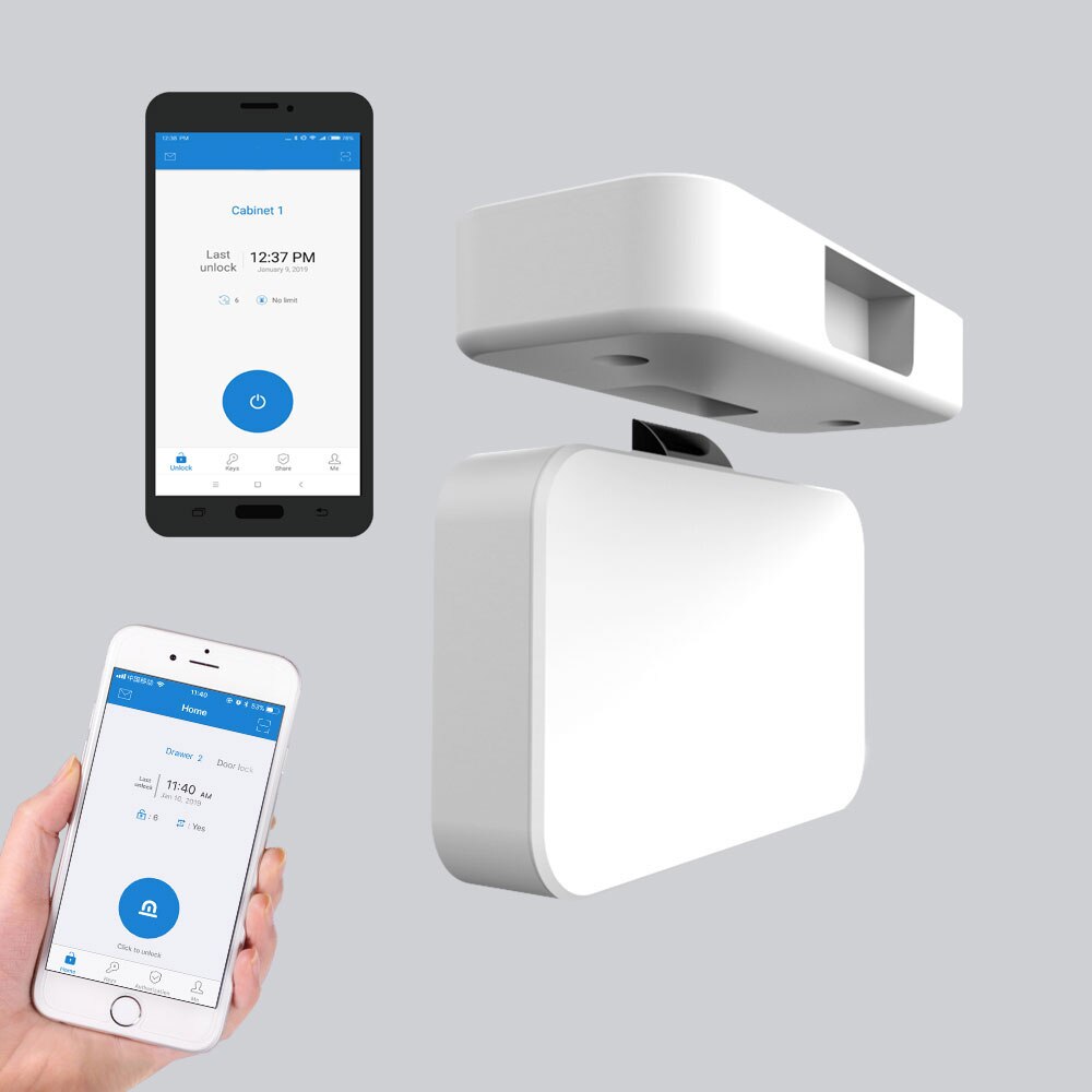 intelligent elektronisk bluetooth-lås app kontrollfil lås sko oppbevaringsskap brevboks lås dør skuff møbler lås