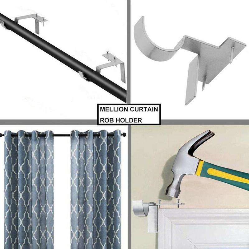 Soportes barra de cortina romana, accesorios creativos, gancho Universal, K0G1