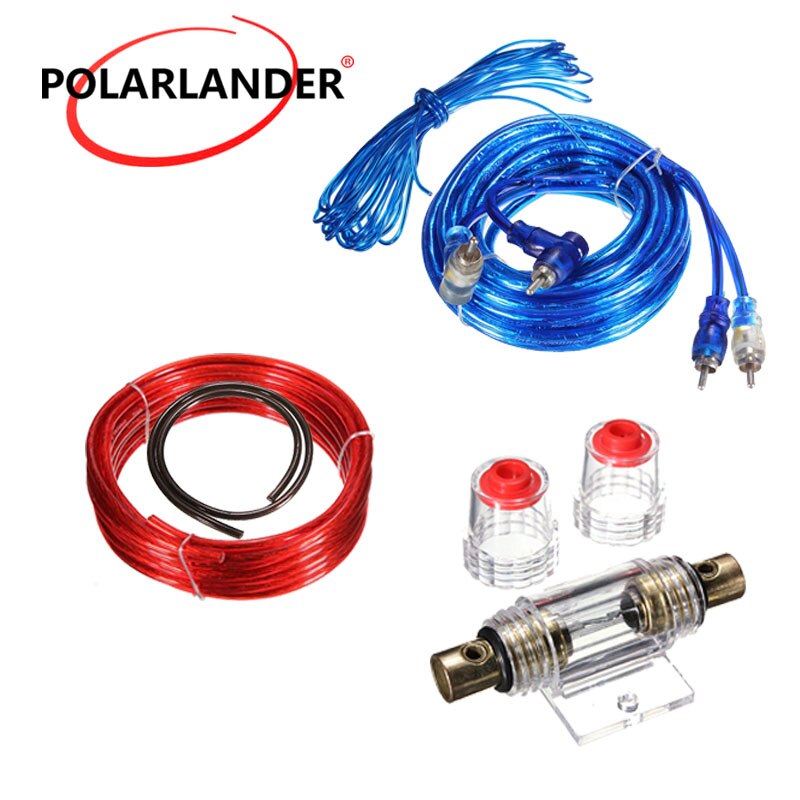 Car Auto Complete Amplifier Wiring Kit Universal Modified car stereo subwoofer sets of lines Gauge for Speakers Subwoofers